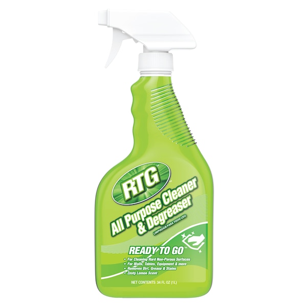 Intercon Chemical RTG ALL PURPOSE CLEANER & DEGREASER; 6x34 oz., 6PK FICCB-QS-6X34-RACD - main